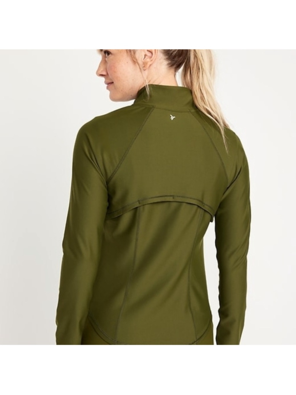 Old Navy Active Women’s Size XS Olive Green Lightweight Zip-Up Jacket NWT